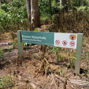 New Signage - Bidyiwung Badhu Nuru