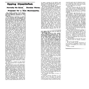 Epping Dissatisfied